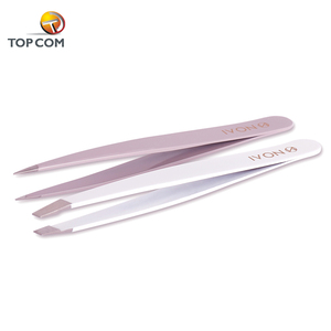 Pinzas de acero inoxidable para cejas, alta calidad - Product Image 4