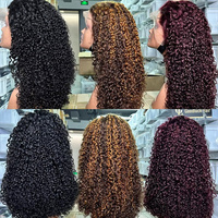 Perruque Lace Front courte coupe bob en cheveux Remy vietnamiens, marron doré clair, double tirage, sans colle
