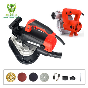 Amoladora Angular Manual Multiusos de Tres Cabezas, Pulidora Industrial para Pisos y Paredes, Máquina de Pulir y Esmerilar Bordes - Product Image 2