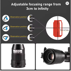 Mira de Visión Nocturna NV003 2-8X 850nm IR, Cámara Táctica Digital HD, Aleación de Aluminio, 7 Retículas, Telescopio <span class=keywords><strong>Monocular</strong></span> de Visión Nocturna - Product Image 3