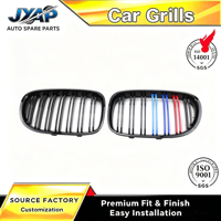 Nouvelle calandre de pare-chocs avant JAXP pour BMW Série 7 F01 2008-2012, pièces de voiture de course, en ABS, double lamelle, trois couleurs