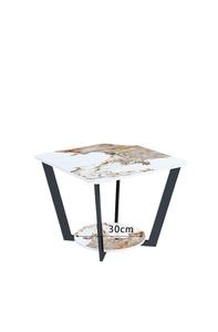 Nouveau Style nordique italien luxe minimaliste <span class=keywords><strong>Table</strong></span> basse carrée petite <span class=keywords><strong>Table</strong></span> d'appoint d'angle marbre Rock plaque <span class=keywords><strong>Table</strong></span> d'appoint de chevet - Product Image 6
