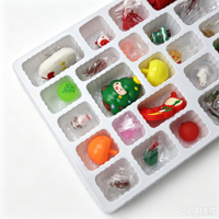 Calendrier de l'Avent Squishy de Noël en Promotion - Boîte Surprise 24 Jours avec Pack de Squishies et Fidgets pour Enfants