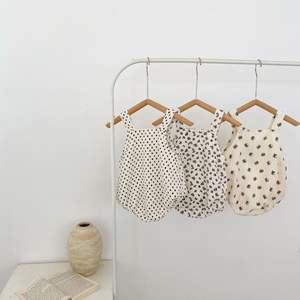 新生児ボディスーツかわいいプリントストラップロンパースコットンファッションベビージャンプスーツ - Product Image 3