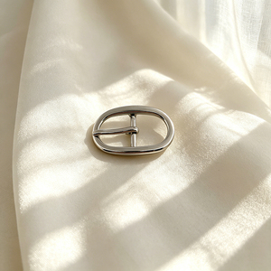 Hebilla de Cinturón en Forma de D de Metal Resistente con Agarre Firme para Mujer, Cinturones de Cuero Seguros - Product Image 1