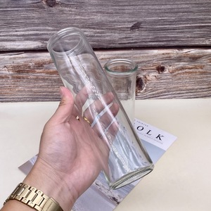 Best Sell Empty clear Glass <strong>Candle</strong> Stick Religious 7day 14 Days Big Wedding Empty Glass Holder for Scent <strong>Candle</strong> Prayer <strong>Bulk</strong> Sale - Product Image 3