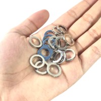 Imán de Neodimio con Magnetización Diametral N52 15x10x1 12x8x1, Anillo Magnético Pequeño para Uso Industrial, Venta al Por Mayor