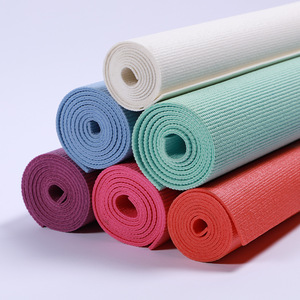 Tapetes Para Yoga Mat PVC pour Hommes et Femmes 6mm-Vente en gros Jaune Exercice & Fitness Mat 4mm Allemand Tapete De Yoga Matt's - Product Image 2