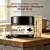 Extrait de Shilajit de l'Himalaya à base de plantes, extrait de résine de Shilajit à étiquette claire, riche en minéraux et en acide fulvique