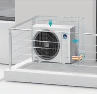 Climatiseur central Hisense mural, auto-nettoyant, haute efficacité, usage commercial et domestique, 5800-28700 BTU