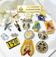 Pins en émail dur et émail souple personnalisés, adorables et mignons, à l'effigie de personnages d'anime, de haute qualité, en promotion, pour la décoration