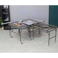 Scie à panneaux de précision ergonomique JT530 sans pliage, machine de découpe multifonctionnelle à table coulissante pliable pour la découpe de panneaux en mélamine
