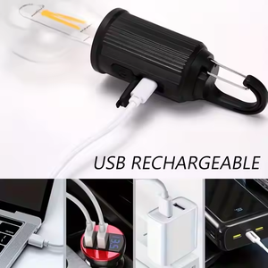 Lightweight Plastic Portable Hanging Fishing Outdoor Rechargeable Adjustable Color Temperature <b>Remote</b> <b>Control</b> Cob Camping Flood - Product Image 5
