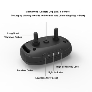 Dispositivo antiladridos Petmartop para perros con sonido y vibración, collar de entrenamiento automático, correa de nailon negra de 7 a 21 pulgadas - Product Image 4