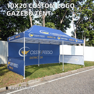 आसान पॉप चंदवा गज़ेबो 3x3 3x6 मीटर लोहे के पाइप फ्रेम आउटडोर तह घटना तम्बू वर्षाप्रूफ सनशेड व्यापार के लिए अनुकूलन योग्य रंग - Product Image 4