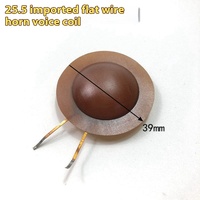 Bobine de tweeter en plastique et bobine de diaphragme pour haut-parleur 25.5 34.4 36 37.9 44.4 72.2 74.5 Core