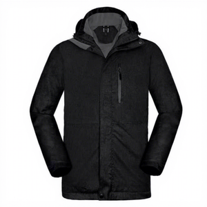 2026 New Arrival Outdoor Hooded Softshell <b>Men</b> Winter Jacket Custom Logo Windproof Waterproof Breathable <b>Raincoat</b> Warm Hiking - Product Image 1