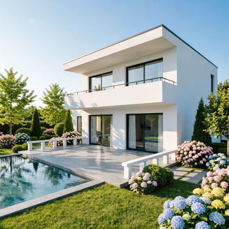 Modern Steel Structure Villa with Modern