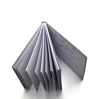 Livre d'or commémoratif personnalisé de luxe en tissu imprimé de haute qualité, vente en gros, signature, OEM ODM, 2023