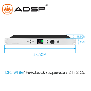 プロ仕様の金属製マイクフィードバック除去装置/ハウリング防止装置（PAシステム用） - Product Image 4