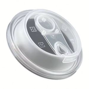 Manufacturer Direct Supply 90mm Multi-Function Reusable PP Cups <b>Smoothie</b> Lids Boba Coffee <b>Bottle</b> Caps Portable Food Grade - Product Image 1