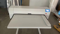 Machine à plier le papier grand format A0/A1 pour plans, avec engrenages et pompe, haute vitesse 22m/min, facile à utiliser pour le traitement des journaux et des cartes