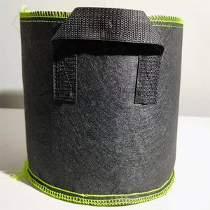 7갤런 블랙 정원 화분 양손잡이 재사용 가능한 통기성 좋은 헤비듀티 재배 가방 성장 백 - Product Image 6