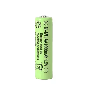 סוללת מימן ניקל 5 AA1000mAh 1.2V סוללה נטענת רמקול מיקרופון אלחוטי KTV תא סוללה בקיבולת גדולה