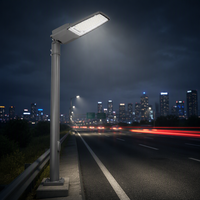 Lampadaire LED AC 100W IP66 avec lentille PC en alliage d'aluminium OUTLUX G039E ORCA pour croisements/autoroutes/places publiques/bordures de routes/aires de stationnement