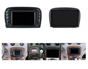 UPSZTEC système Android à écran tactile, DVD, GPS, lecteur vidéo de voiture pour <span class=keywords><strong>Mercedes</strong></span> Benz <span class=keywords><strong>SL</strong></span> Class R230 2001 2002 2003 2004 - Product Image 1