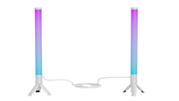 2 barres lumineuses LED intelligentes télécommandées, éclairage d'ambiance intelligent pour divertissement, PC, TV, décoration de la pièce