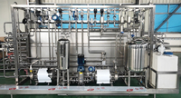 Machine de stérilisation et de pasteurisation de type plaque WZD UHT pour les industries de jus, de lait, de bière, d'œufs, de fermes, pompe principale 220V/380V PLC