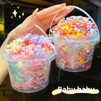 Attaches pour cheveux et élastiques pour bébés filles, mignons, petits, avec une douce élasticité, pour les filles, anneaux pour les pouces