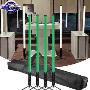 Entrepôts européens : 360 tubes <span class=keywords><strong>LED</strong></span> Pixel 4 pièces avec sac, éclairage <span class=keywords><strong>LED</strong></span> IP65, <span class=keywords><strong>tube</strong></span> <span class=keywords><strong>LED</strong></span> couleur pleine, DMX sans fil, lumière DJ pour événements et mariages - Product Image 1