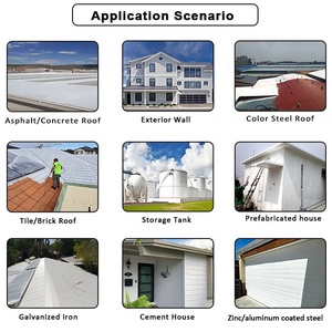 Chống nắng sắt tấm lợp lớp phủ giá tốt của Nhiệt Cách Nhiệt sơn phản quang làm mát dưới nhiệt độ xung quanh - Product Image 3