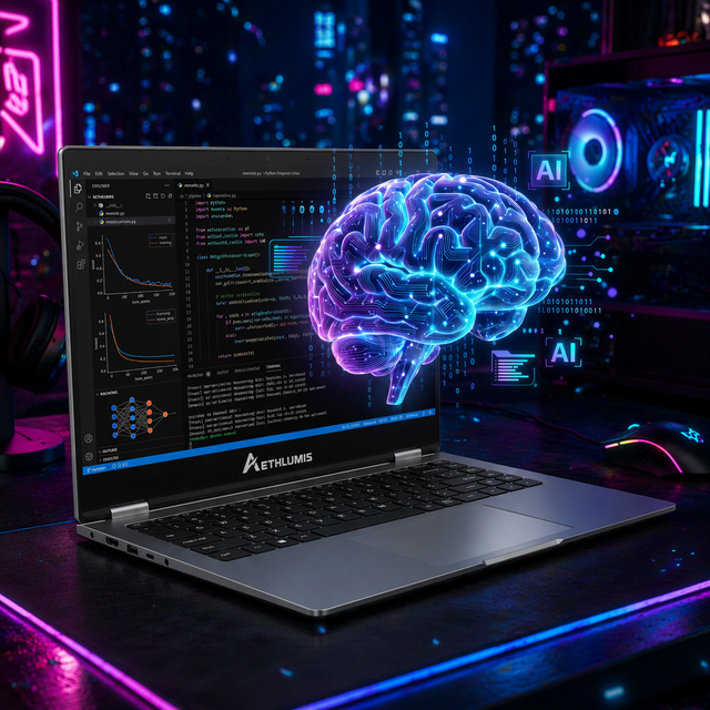 High Performance 15.6 Inch Bare-Eye 3D AI with 128GB RAM 50 TOPS NPU for Engineering Simulation Training and Academic Lab Laptop