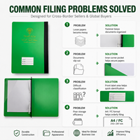 Carpeta de Papel A4 FC con Logotipo Personalizado, Carpeta de PVC para Informes Médicos, de Enfermería y Administrativos, Carpeta de Archivo para Documentos