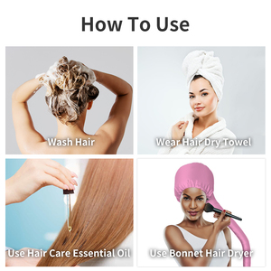 Acessório para Secador de Cabelo Leeons Nylon Bonnet para Uso em Salão e Barbearia - Ferramenta de Cuidado Capilar com Permanente e Vapor - Product Image 2