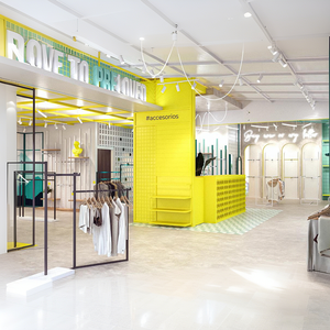 Exhibidores de Tela Modernos y Personalizados <span class=keywords><strong>para</strong></span> Tiendas de Moda, Estanterías <span class=keywords><strong>para</strong></span> Diseño de Interiores de Tiendas de Ropa, Exhibidores Personalizados <span class=keywords><strong>para</strong></span> Tiendas de Regalos y Ropa - Product Image 4