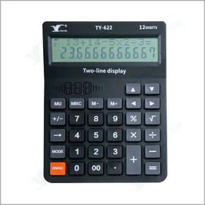 2-regelige Display-Bureaucalculator Kantoorboekhoudcalculator Koreaanse Spraakcalculator