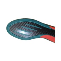Semelles intérieures de chaussures de football plaquées fibre de carbone à rebond élevé Coussinets de chaussures en EVA légers antidérapants Crampons de football élastiques Inserts de chaussures
