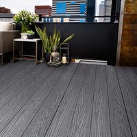 Dalles de terrasse en WPC écologiques DONGJIAN, dalles de terrasse extérieures, emboîtables, antidérapantes, avec garantie de 5 ans pour jardin sur toit