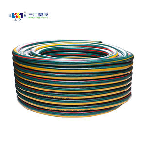 Tuyau d'arrosage <span class=keywords><strong>anti</strong></span>-pliage Tuyau d'arrosage en fibre de PVC Tuyau d'arrosage résistant à la torsion Tuyau de pulvérisation d'eau Tuyau coloré d'irrigation - Product Image 2