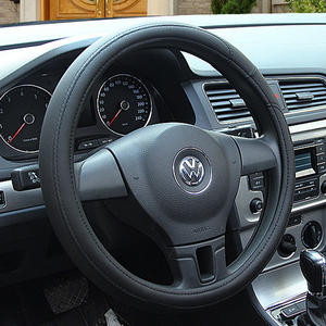 Universal 38CM Diámetro PU Cuero Coche Manillar Cubierta Accesorio Volante Cubiertas - Product Image 1