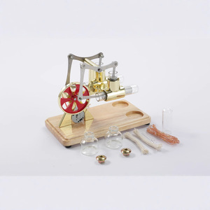 Modèle de générateur <span class=keywords><strong>Stirling</strong></span> à double barre pour l'enseignement de la physique et l'expérimentation scientifique, modèle d'expérimentation populaire - Product Image 3
