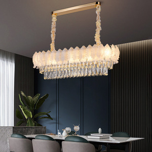Lustre rond en verre cristal K9 clair <span class=keywords><strong>de</strong></span> salon moderne d'hôtel <span class=keywords><strong>de</strong></span> luxe - Product Image 6