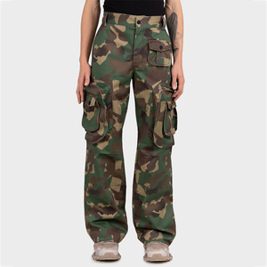 Toptan özel kamuflaj pantolon çoklu Flap cepler yüksek kalite <span class=keywords><strong>Camo</strong></span> kargo pantolon - Product Image 3