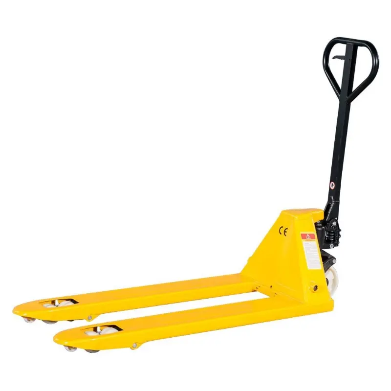 3T Integrale Pomp Volledig Lassen Stalen Pallet Truck Handmatige Hydraulische Truck Handpallet Truck Met Pu Wiel