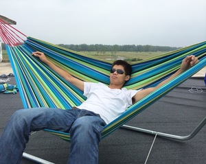 Camping <b>Hammock</b> Thickened Durable Fabric Canvas Single <b>Hammocks</b> Travel Swing Chair Hanging Bed Double Outdoor <b>Hammock</b> with Bag - Product Image 5