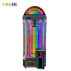 Máquina de cizalla de premios Rainbow Scissors, máquina de cizalla <span class=keywords><strong>arcade</strong></span>, máquina de cizalla de garra para cortar premios, juegos operados con monedas - Product Image 2